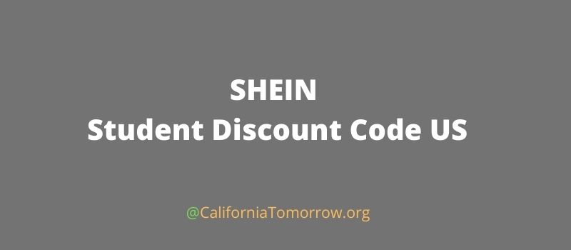 SHEIN Student Discount Code US