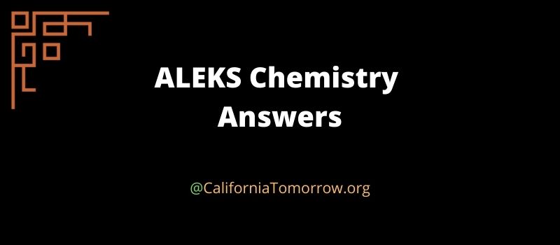 all ALEKS chemistry answers key