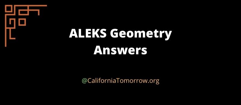 ALEKS Geometry Answers key