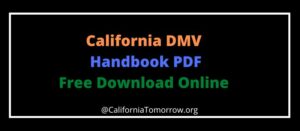 California DMV Handbook PDF 2024 FREE ACCESS